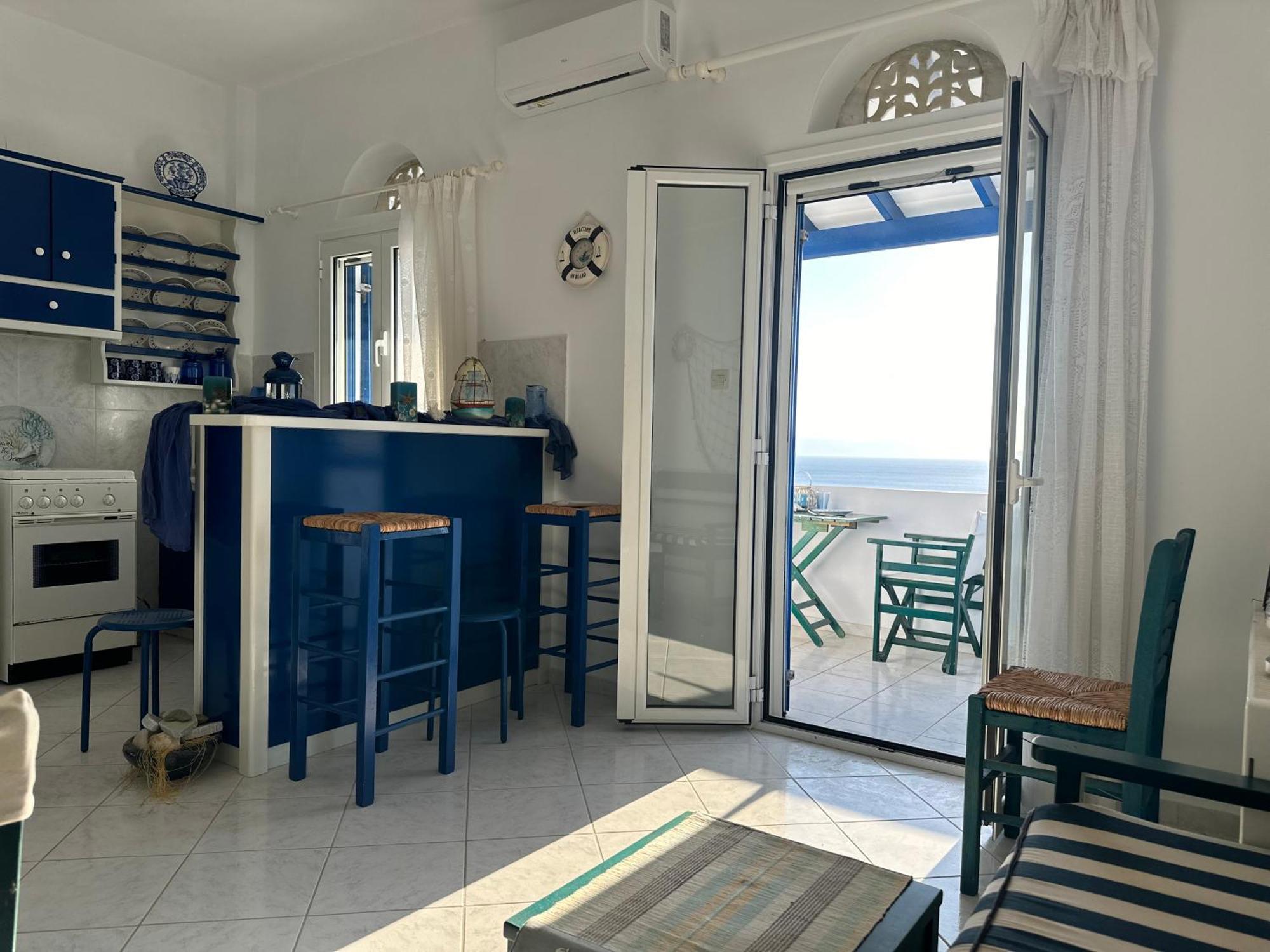 Villa Blue Orison House Tinos For 5 Persons With Seaview Perastra Exterior foto
