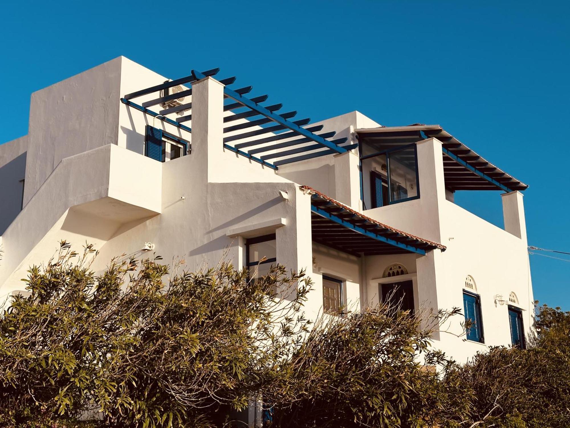 Villa Blue Orison House Tinos For 5 Persons With Seaview Perastra Exterior foto